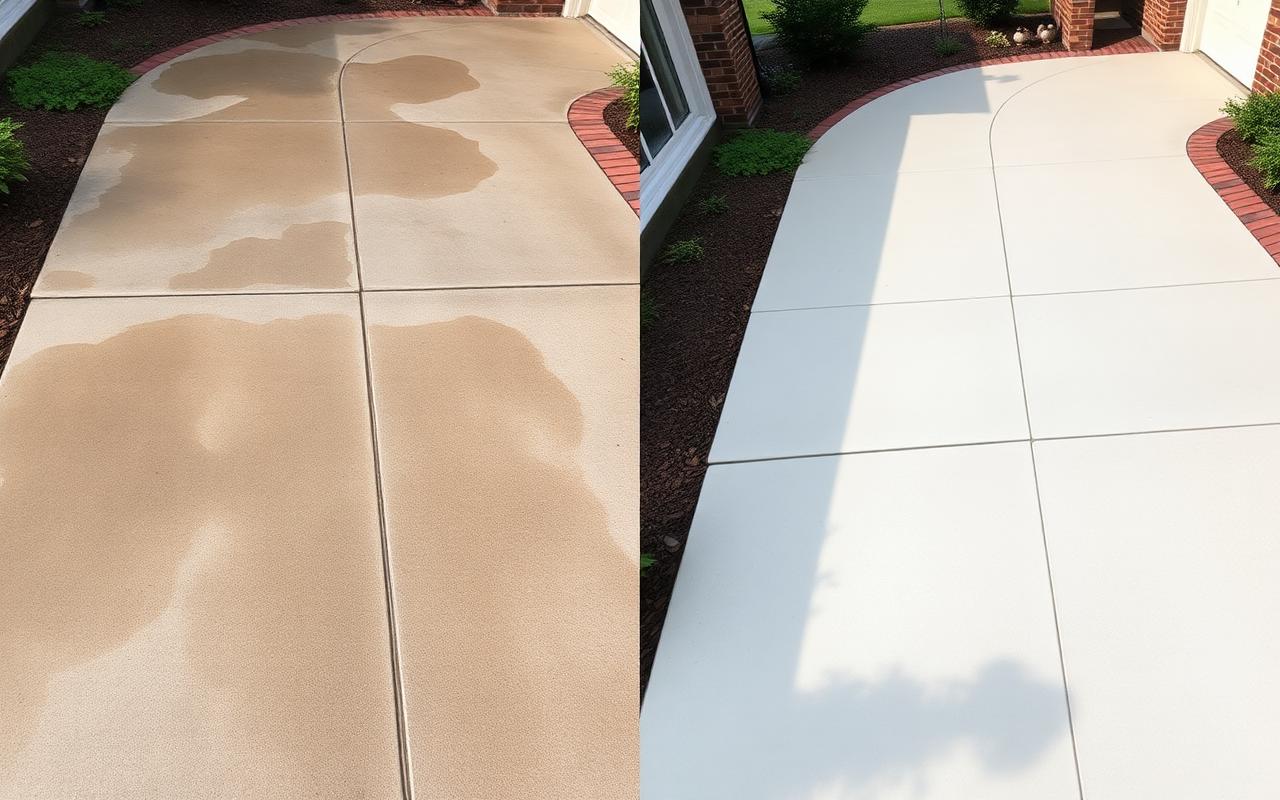 Concrete Driveway after